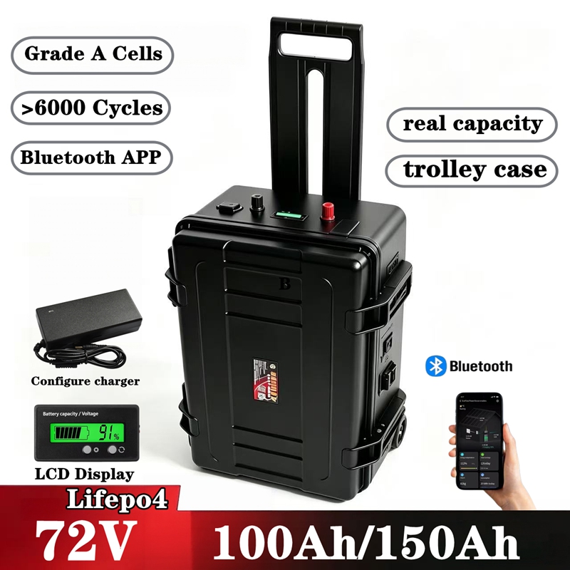 Waterproof 72V 150Ah 100Ah LiF - Lifepo4 72V 100Ah Battery Pack Ev recension och pris